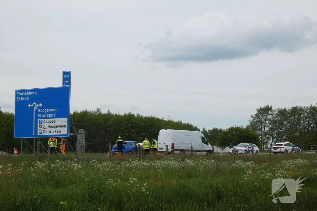 Rijksweg A28 112 melding Fluitenberg 