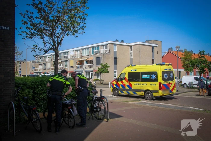 Fietser ten val na eenzijdig ongeval