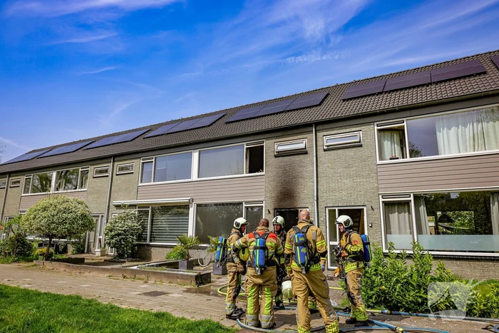 Veel schade door brand in woning