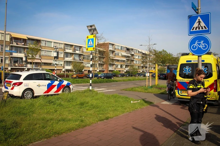 Fietser aangereden door stadsbus