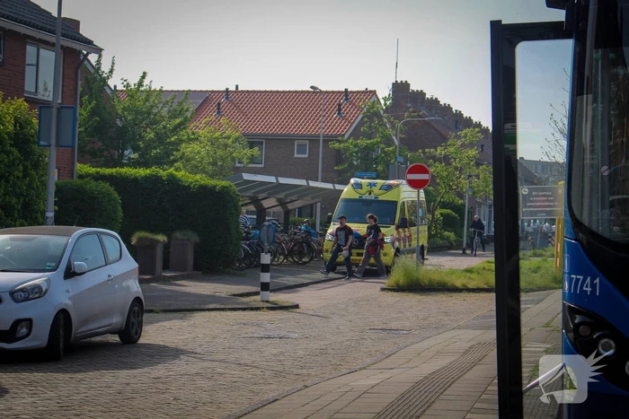 Fietser aangereden door stadsbus