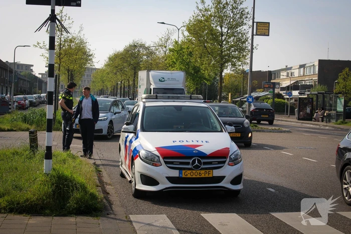 Fietser aangereden door stadsbus