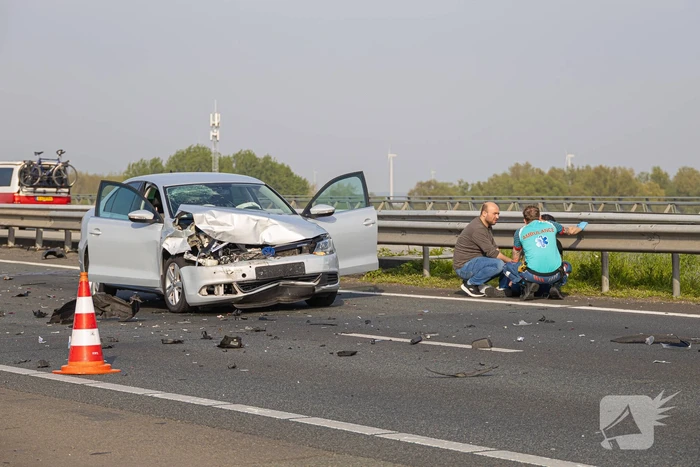 Veel schade en gewonden bij kettingbotsing