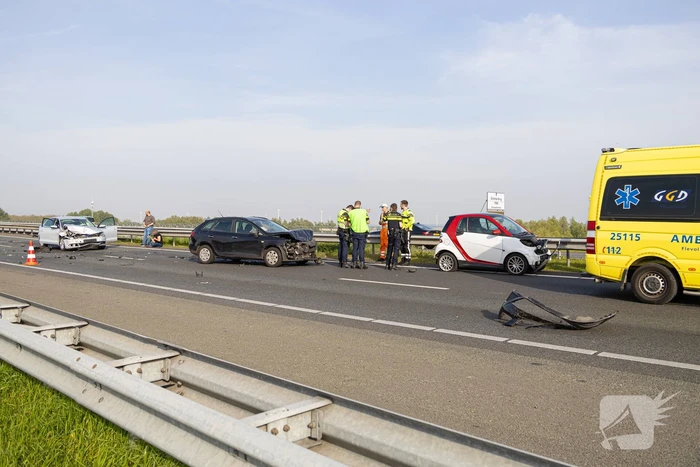 Veel schade en gewonden bij kettingbotsing
