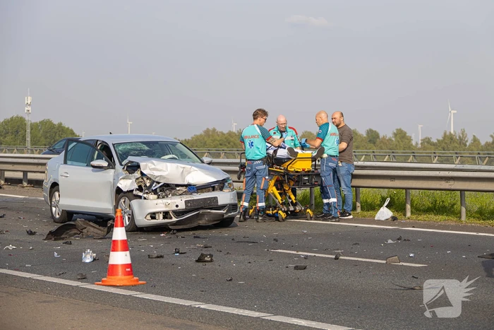 Veel schade en gewonden bij kettingbotsing