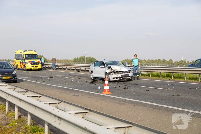 Veel schade en gewonden bij kettingbotsing