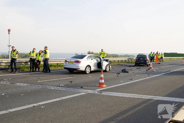 Veel schade en gewonden bij kettingbotsing