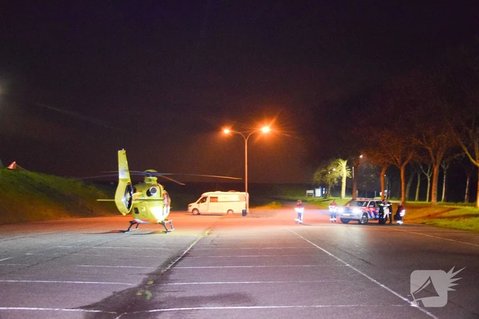 Nachtelijke inzet van traumahelikopter