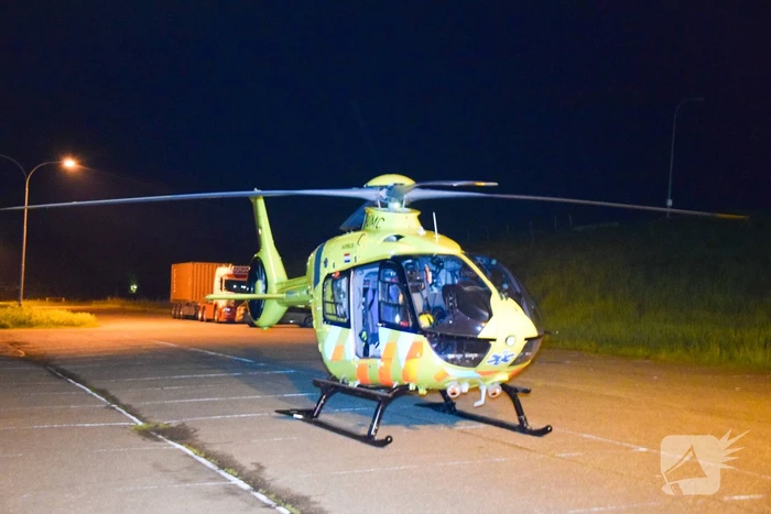 Nachtelijke inzet van traumahelikopter