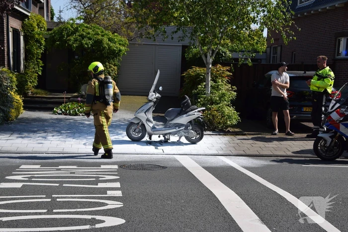 Bewoner blust scooterbrand