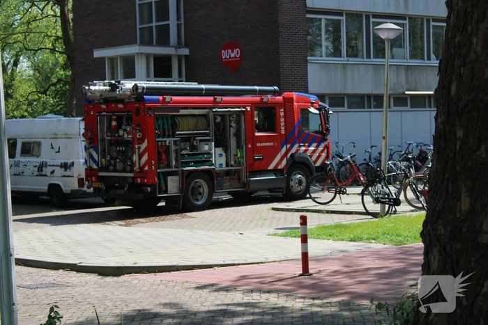 Brand in flat snel onder controle