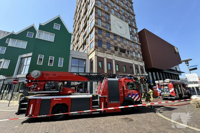 Grote brand in Q-Park parkeergarage