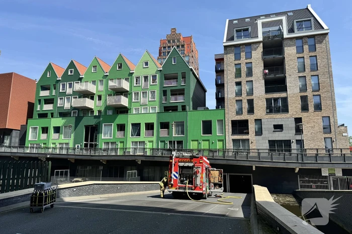 Grote brand in Q-Park parkeergarage
