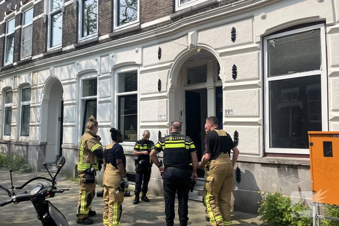 Leiding gebarsten in maisonnette woning