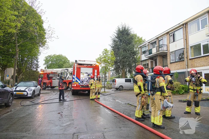 Brandweer ingezet na blikseminslag