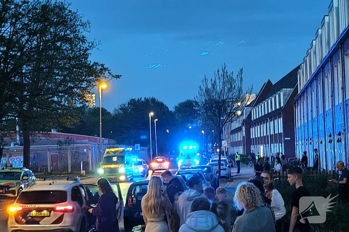 Traumateam landt voor noodsituatie