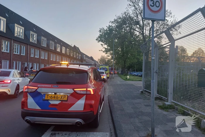 Traumateam landt voor noodsituatie