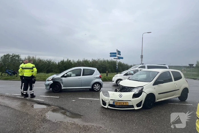 Flinke schade op kruising na ongeval
