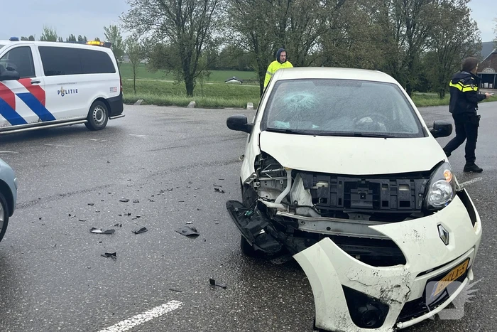 Flinke schade op kruising na ongeval
