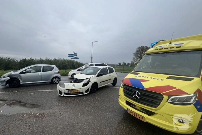 Flinke schade op kruising na ongeval