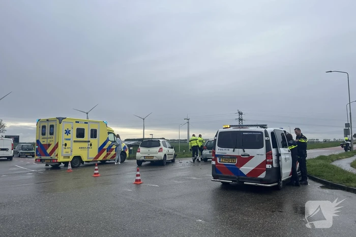 Flinke schade op kruising na ongeval