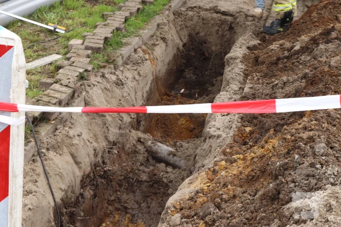 Gasleiding kapot getrokken bij graafwerkzaamheden