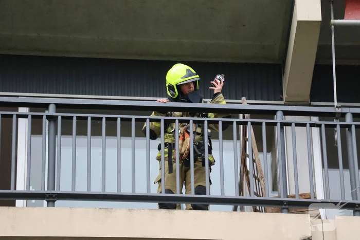 Brand in woning op zesde etage