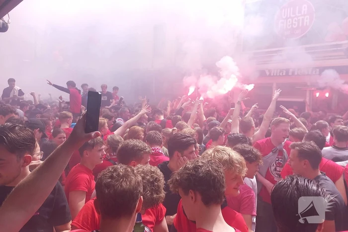 Feest op stratumseind na laatste fluitsignaal Psv landskampioen van nederland