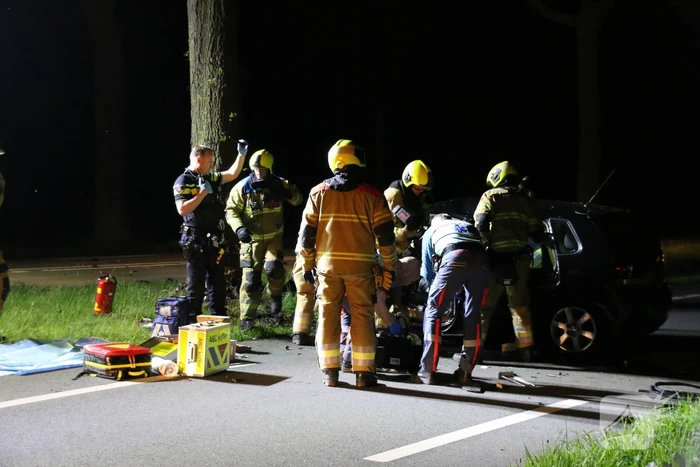 Automobilist zwaargewond bij ongeval