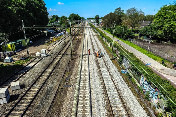 Werkzaamheden aan spoor in volle gang