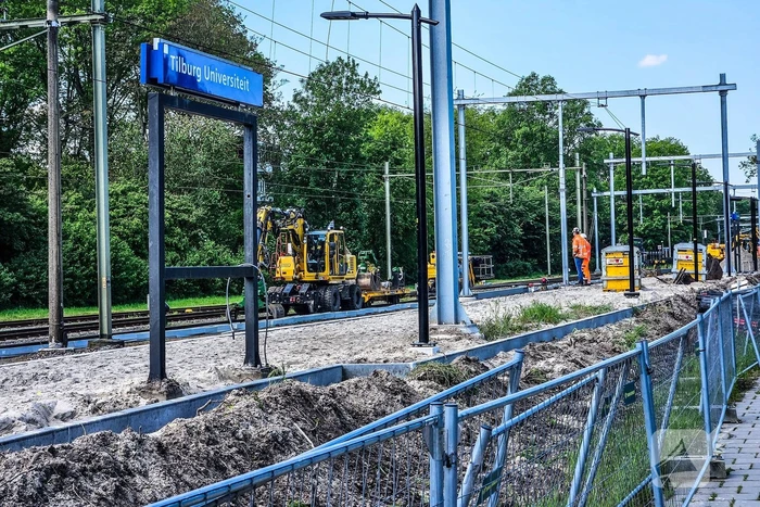 Werkzaamheden aan spoor in volle gang