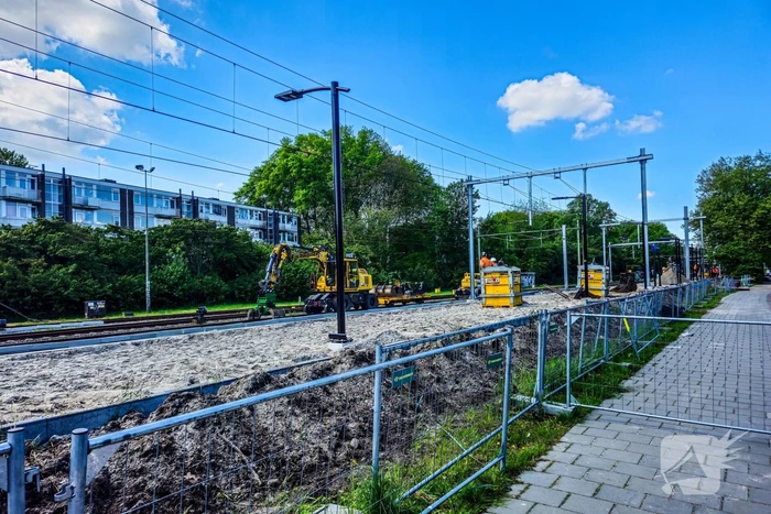 Werkzaamheden aan spoor in volle gang
