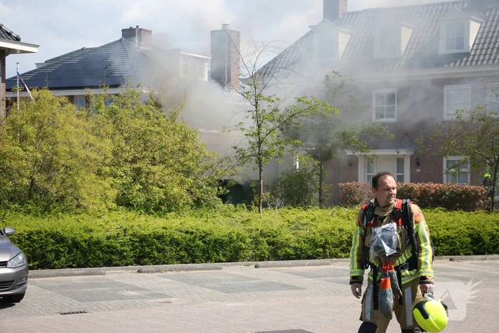 Brand in elektrakast moeilijk te bestrijden