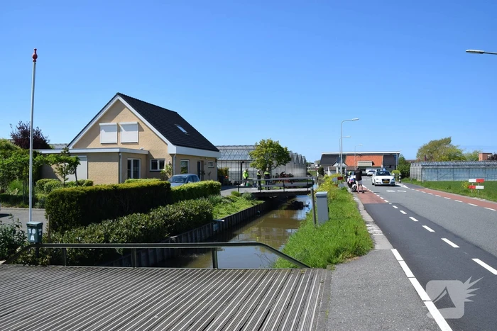 Hulpdiensten groots ingezet voor fiets te water