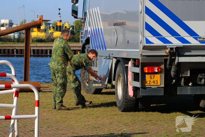 Scheepvaartverkeer stilgelegd vanwege mogelijk explosief in haven