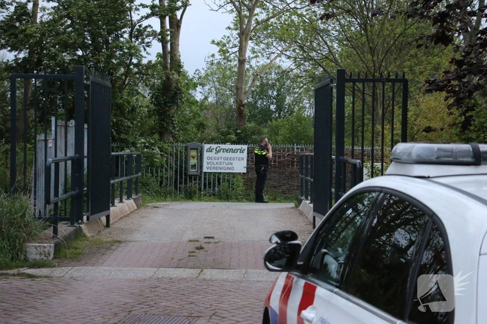 Aanhouding op volkstuinencomplex na bedreiging