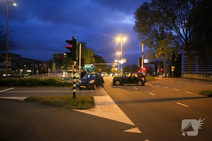Flinke schade bij ongeval op kruising