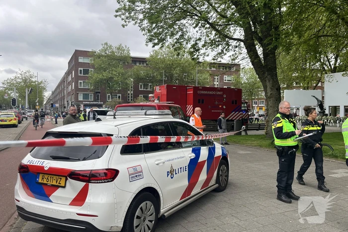 Grote brand in winkelpand