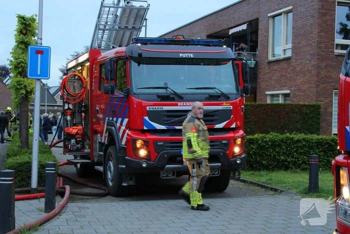 Grote brand in schuur