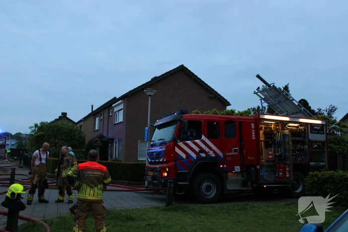 Grote brand in schuur