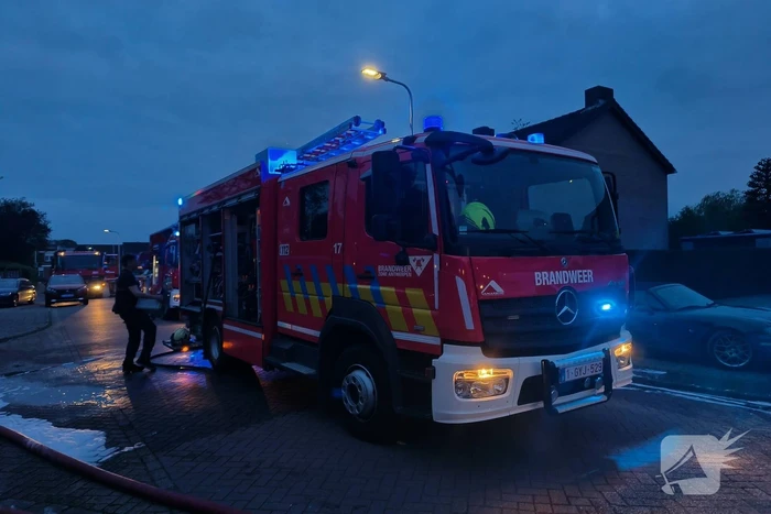Grote brand in schuur