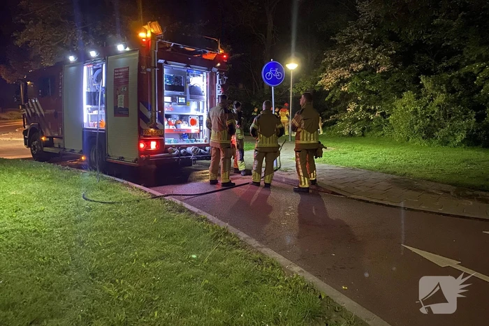 Scooter volledig uitgebrand