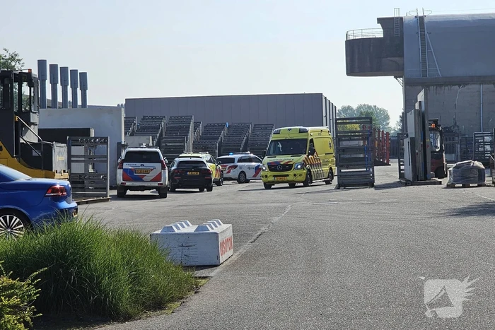 Traumateam ingezet bij bedrijfsongeval