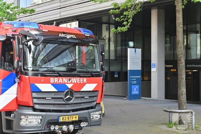 Brand in pand van ministerie van Financiën