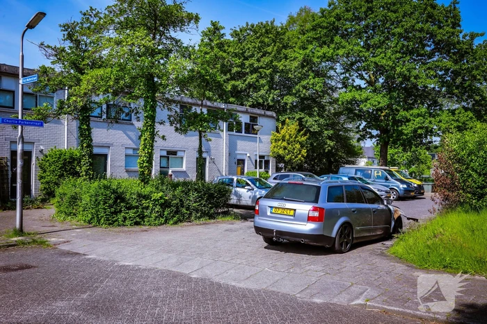 Geparkeerde auto loopt forse schade op door brand