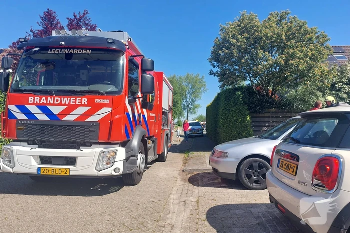 Brand in droger snel onder controle