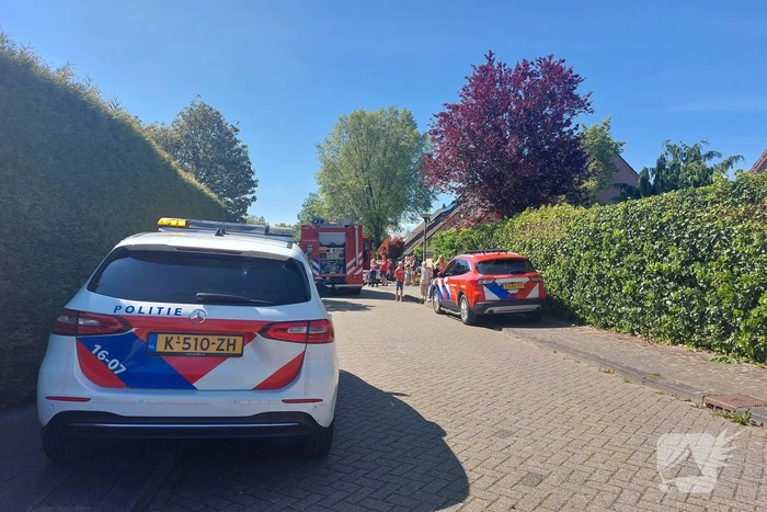 Brand in droger snel onder controle