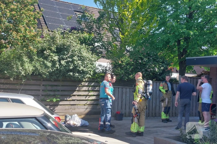 Brand in droger snel onder controle