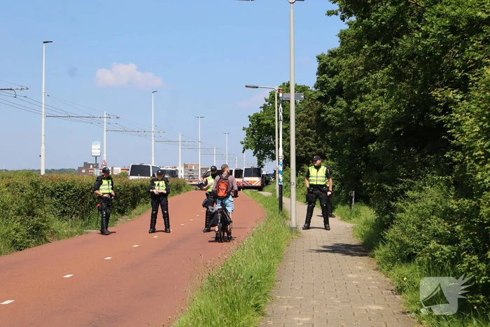 Grote politie-inzet tijdens Koranverbranding