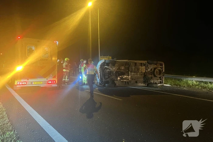 Twee voertuigen betrokken bij zwaar ongeval